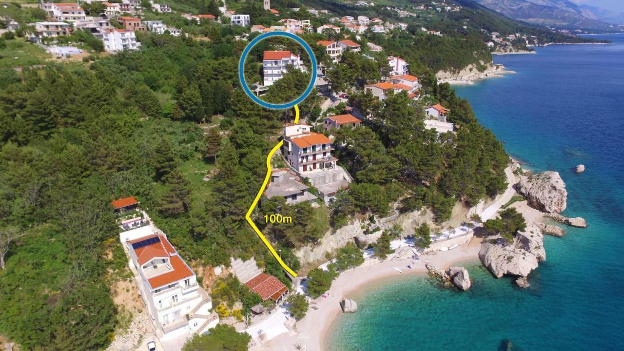 Sea View Apartment Gin Brela Εξωτερικό φωτογραφία